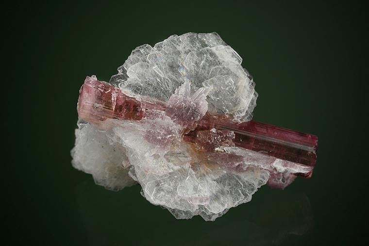 ELBAITE with LEPIDOLITE and ALBITE